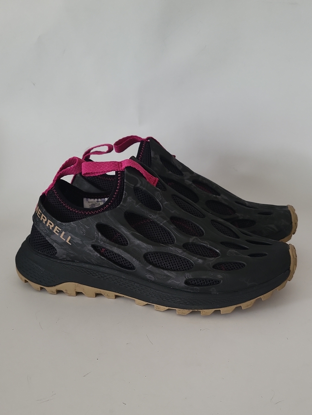 Merrell Hydro Runner Hiking Shoes Black Pink Size 9.5